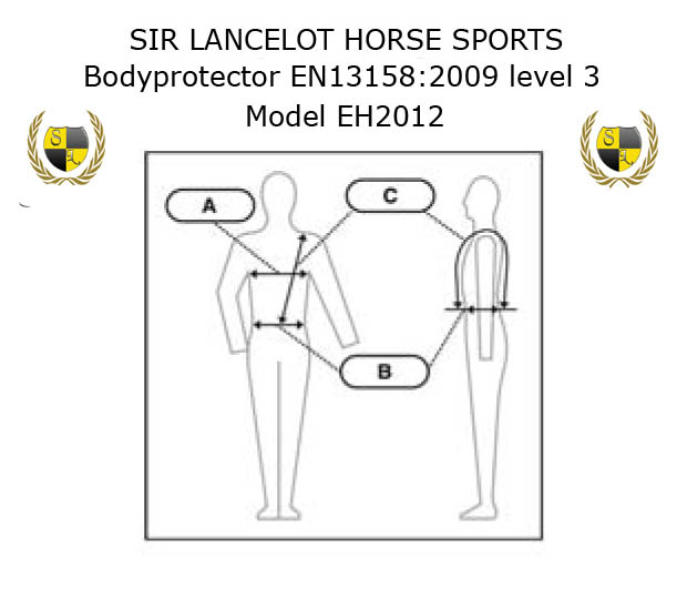 Sir Lancelot Body Protector sizing