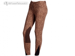 Daslö Ladies Knitted Breeches With Animalier Printing