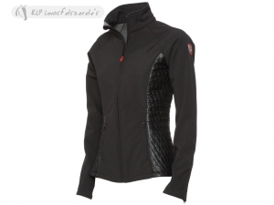 Tattini Faenza Ladies Softshell Jacket With Eco-Leather Inserts