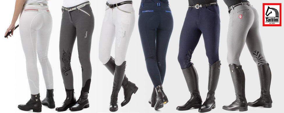 Tattini riding breeches with silicone grip