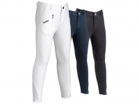 Pantalon De Echitatie Copii Daslo All Season Cu Platca Antiderapanta De Silicon La Genunchi, Material Bumbac 300 G Strech