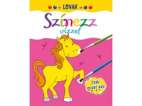 Könyv: Színezz Vízzel - Lovak