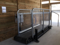 Hippocenter Lójártató Futószalagos Hippotrainer+ Plexi Galvanizált 380 V