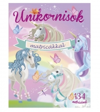 Unikornisok Matricákkal Lila