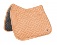 Quilted Saddle Cloth Dressage Peach