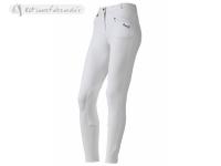 Daslö Ladies Breeches White With Suede Knee Patch