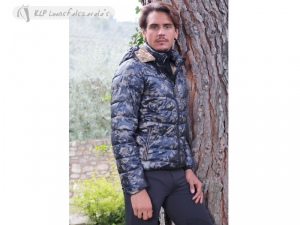 Tattini Unisex Grosseto Camouflage Down Jacket