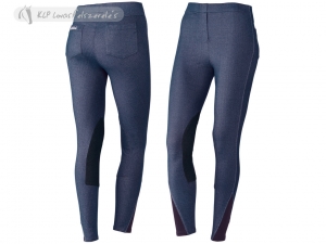 Lovaglónadrág Női Térdbőrös Jeans Leggings Tattini