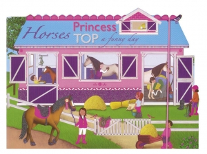 Princess Top - Horses: A Funny Day (Blue) (Matricás Füzet)