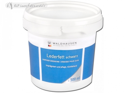 Waldhausen Lederfett Schwarz - Unsoare Neagră Pentru Piele / 500Ml