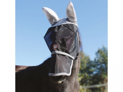 Fly Mask With Datachable Nose Flap
