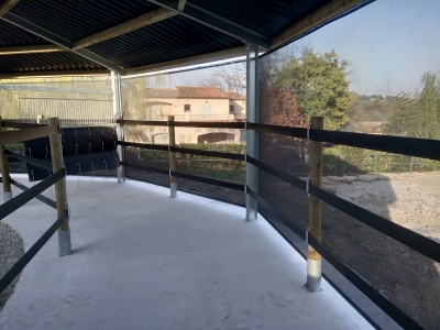 Hippocenter Horse Walker Professional Stabipol Roof