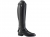 Tattini Breton Laced Grained Leather High Shin Long Riding Tall Boots