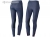 Tattini Ladies Pull-On Breeches (Leggings) In Stretch Twill Denim With Suede Knee Patch