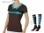 Tattini Ladies Wide Neck Collar Jersey Shirt