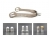 Tech Stirrups Aluminum Spurs Florence With Changeable Tips