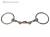 Pessoa Ring Snaffle Bit Copper Link Mouth Stainless Steel