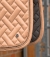 Quilted Saddle Cloth Dressage Peach