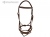 Daslö Headstall With Square Raised Padded Browband Golden