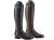 Tattini Breton Laced Grained Leather Long Riding Tall Boots