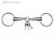 Ring Snaffle Bit Stainless Steel With Player