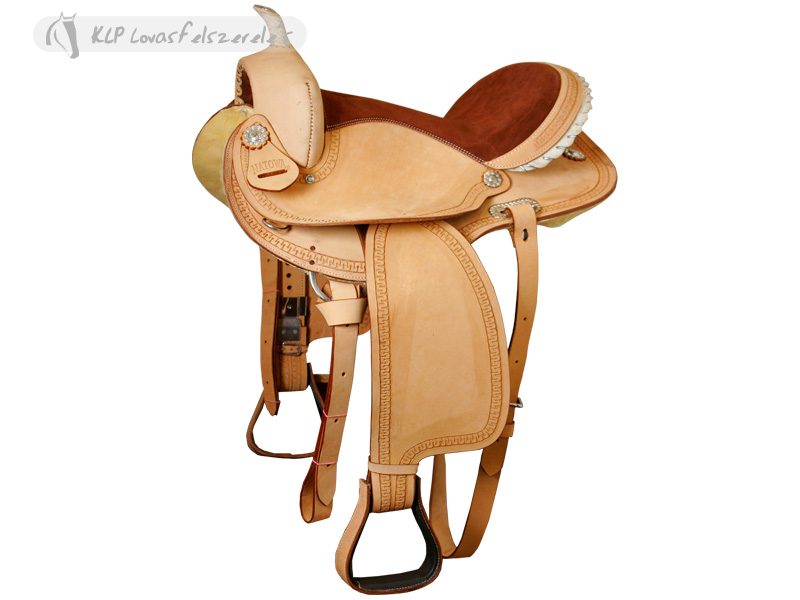 Nyereg Western 101 Bőr Komplett