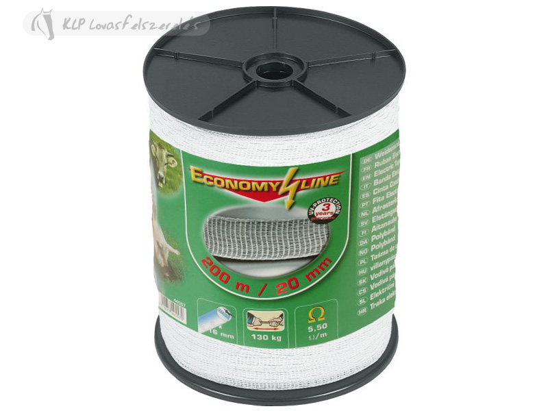 Villanypásztor Szalag (20Mm, 200M)