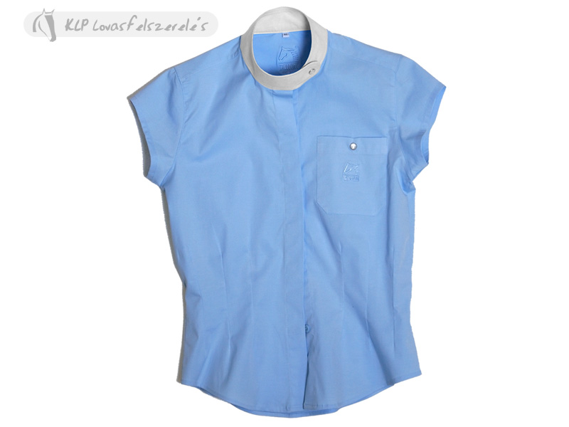 Tattini Girl's Shirt Short Sleeves Blue