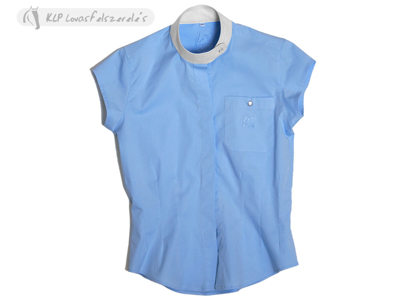 Tattini Girl's Shirt Short Sleeves Blue