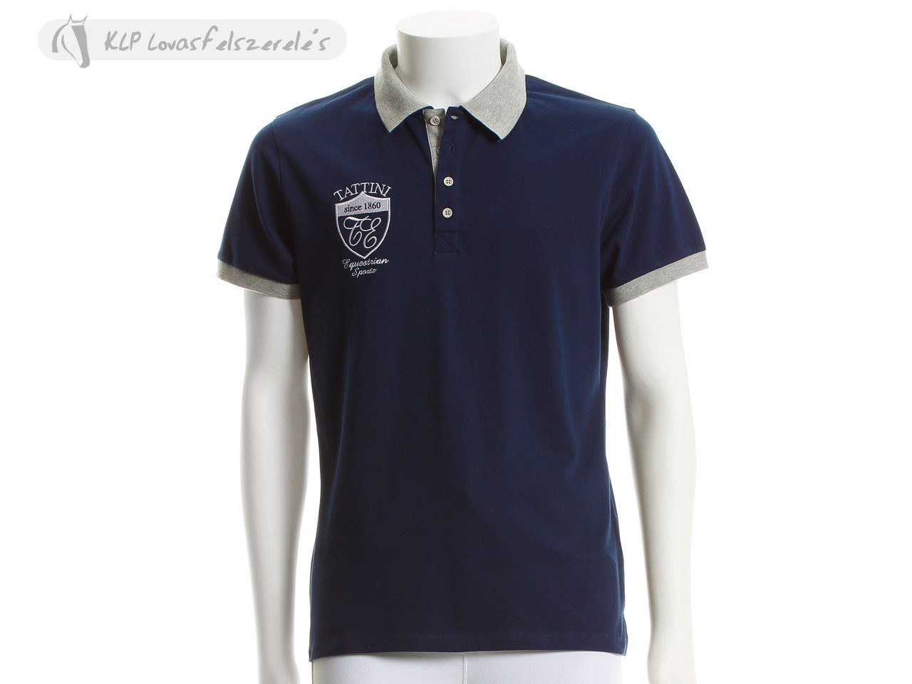Tattini Men Polo With Contrasting Details
