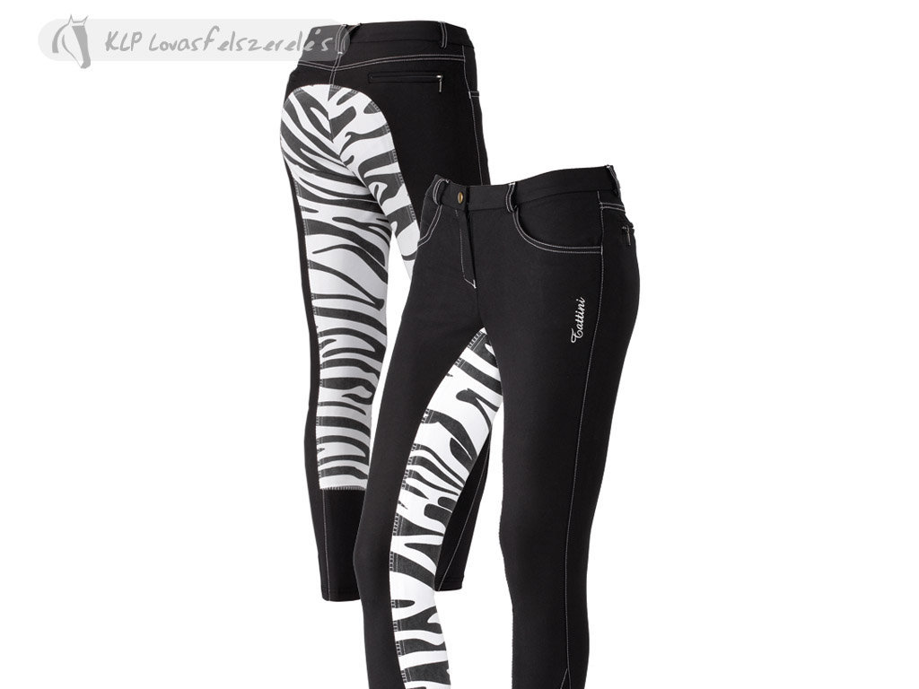 Tattini Ladies Breeches Zebra-Printing Full Seat