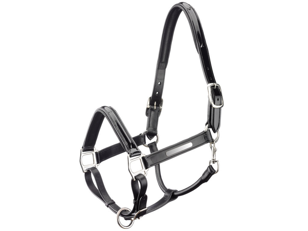 Tattini Leather Halter Patent Eco