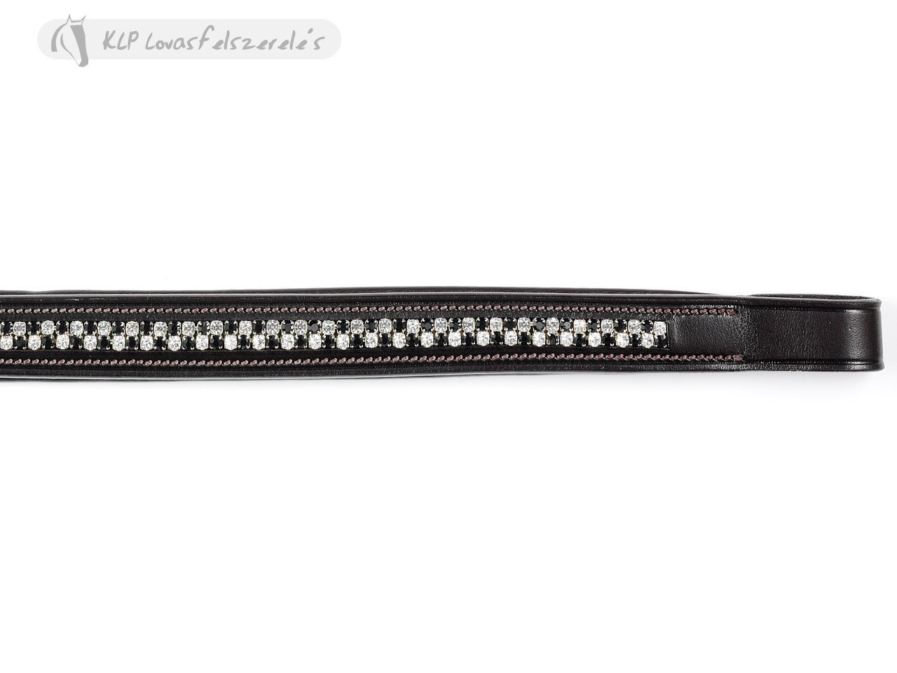 Tattini Browband Double Blue / White Rhinestones Eco