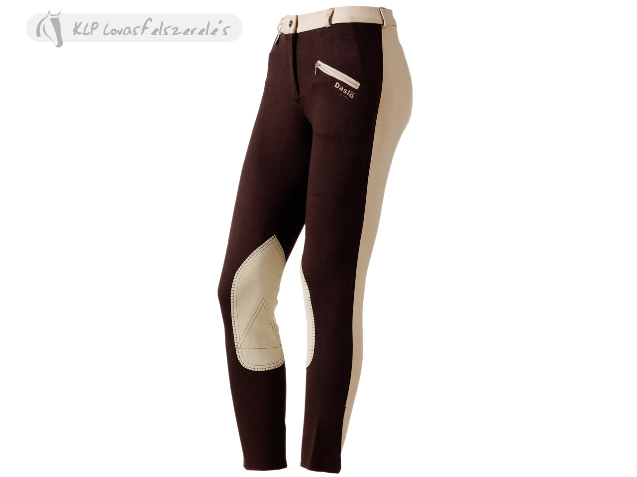 Daslo Women's Bicolour Breeches Brown