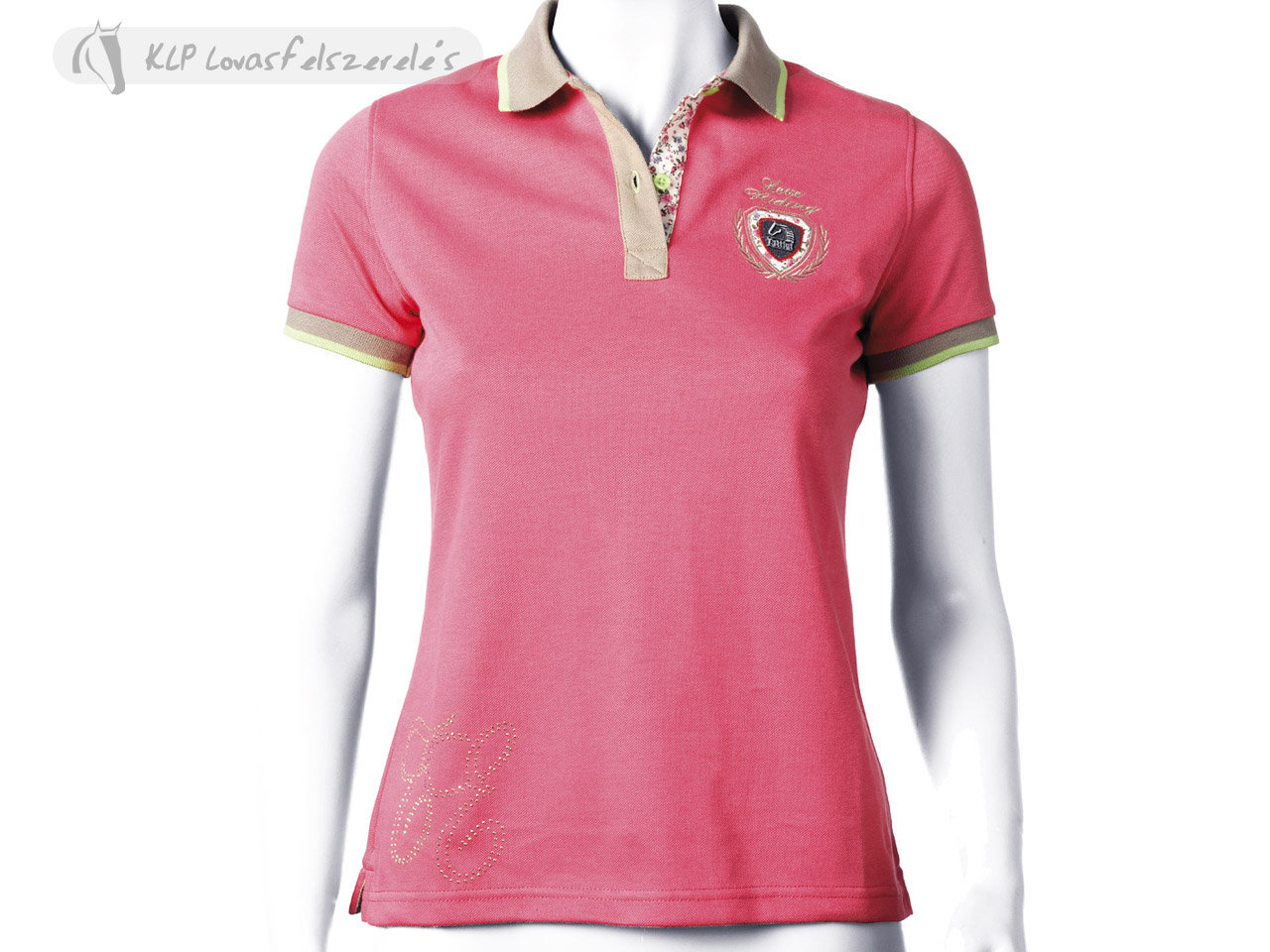 ladies floral polo shirts