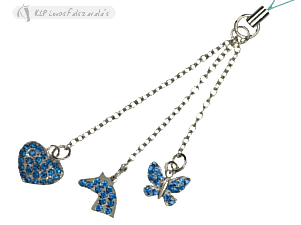 Jewellery Charms With Blue Crystals