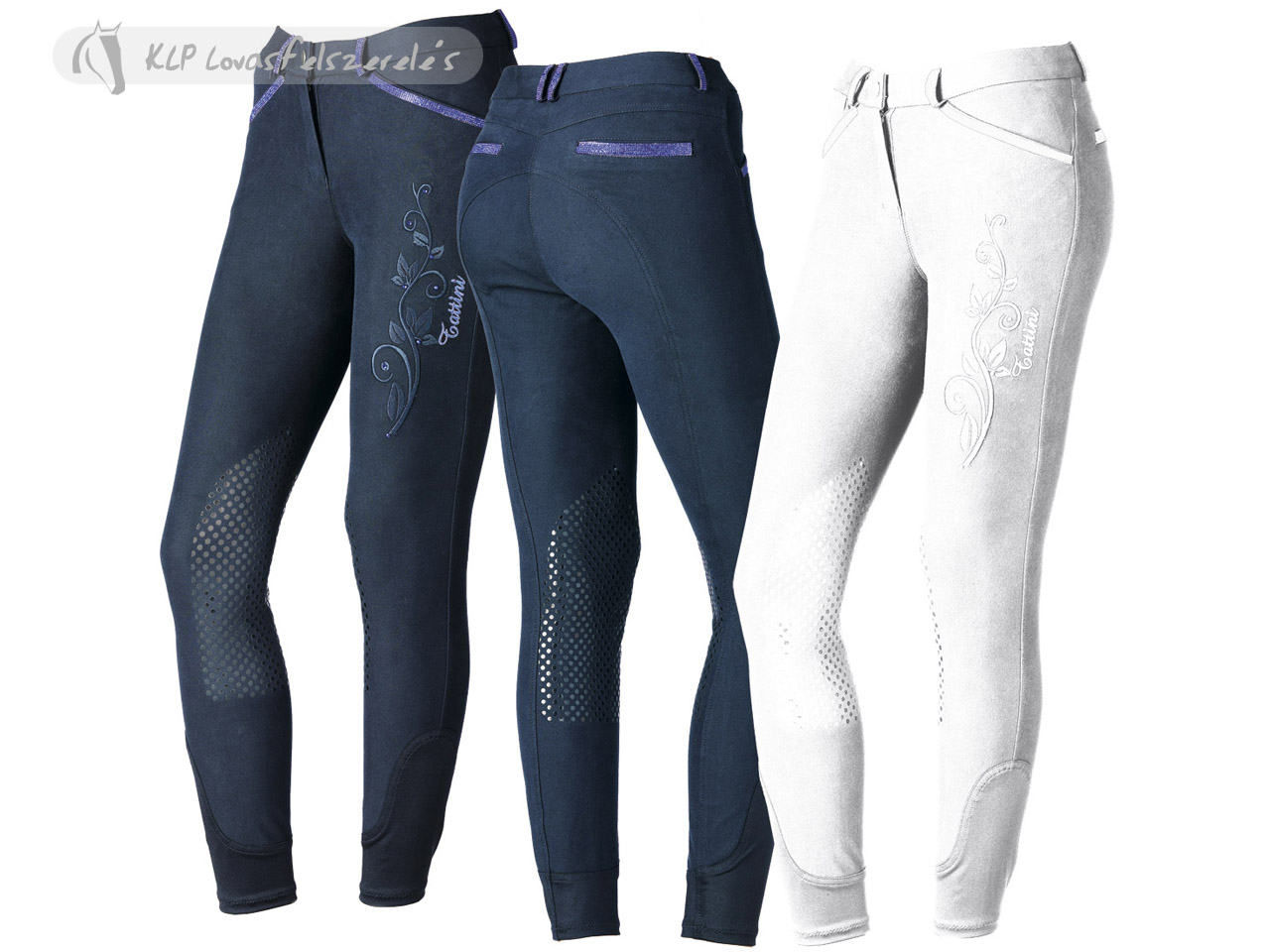 Tattini Ladies Felce Breeches With Silicone Knee Patch