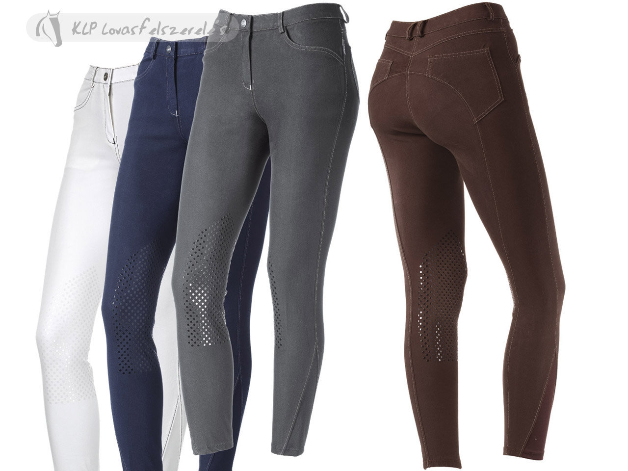 Daslö Gold Medea Ladies Breeches With Silicone Knee Patch