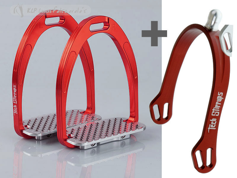 Tech Stirrups Jumping Stirrups + Spurs Set