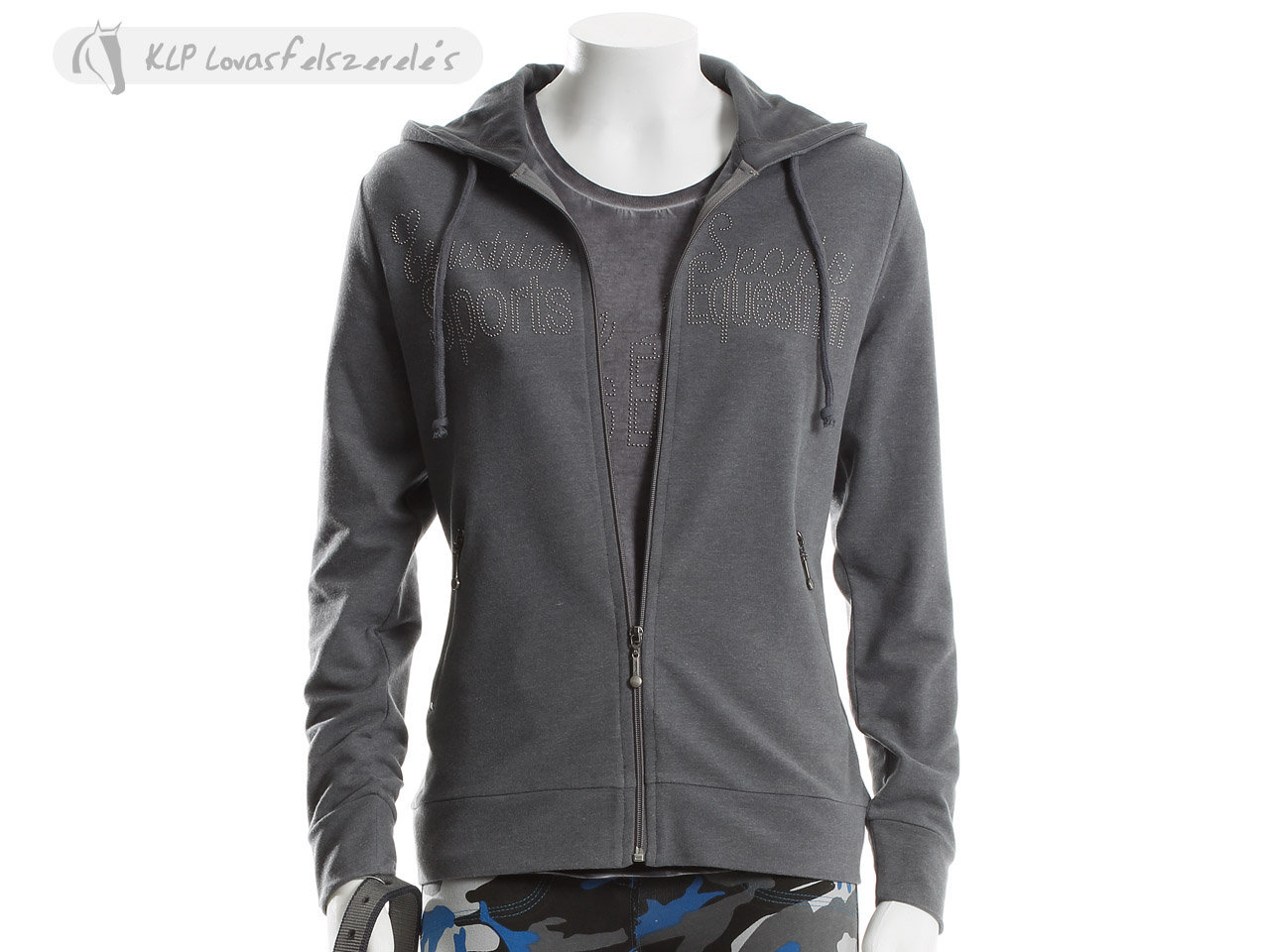 Tattini Ladies Zipped Hooded Sweatshirt