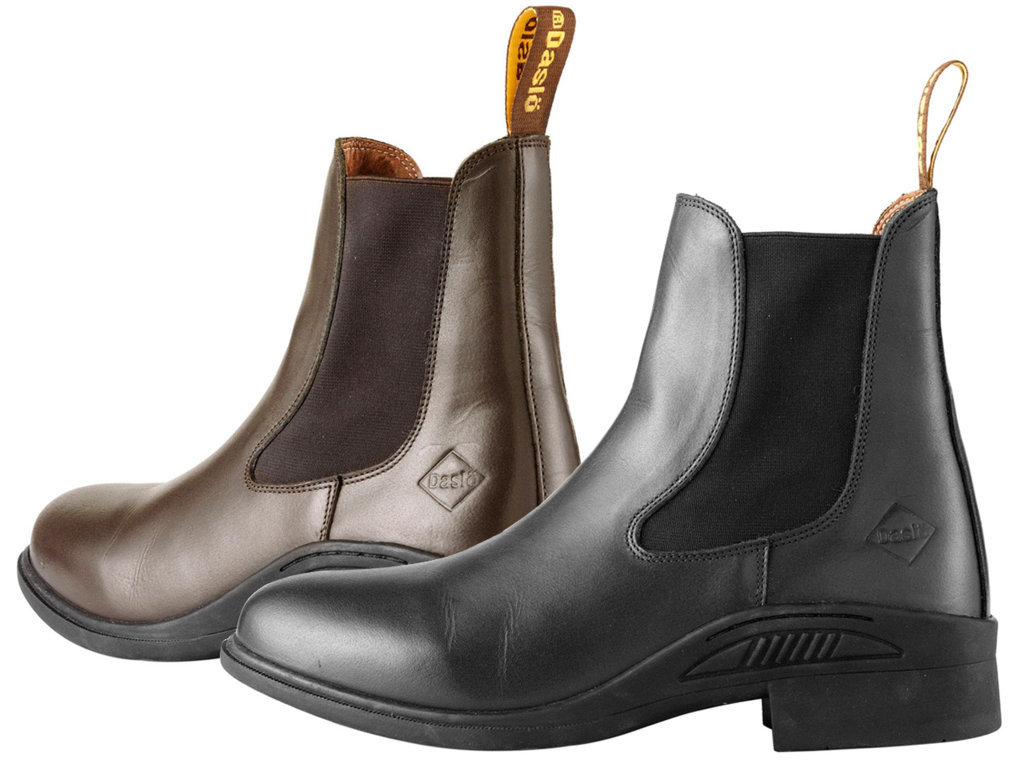 Daslö Coated Leather Short Riding Boots 