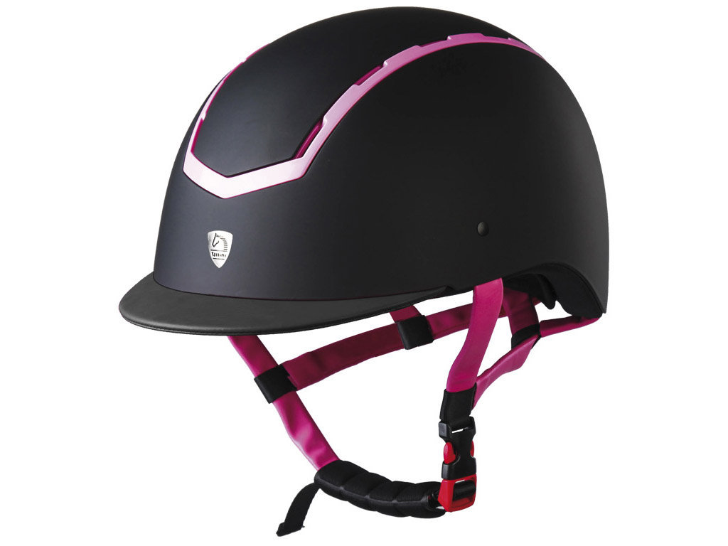 Tattini Rubber Coated Riding Cap With Shiny Inserts Tattini Riding