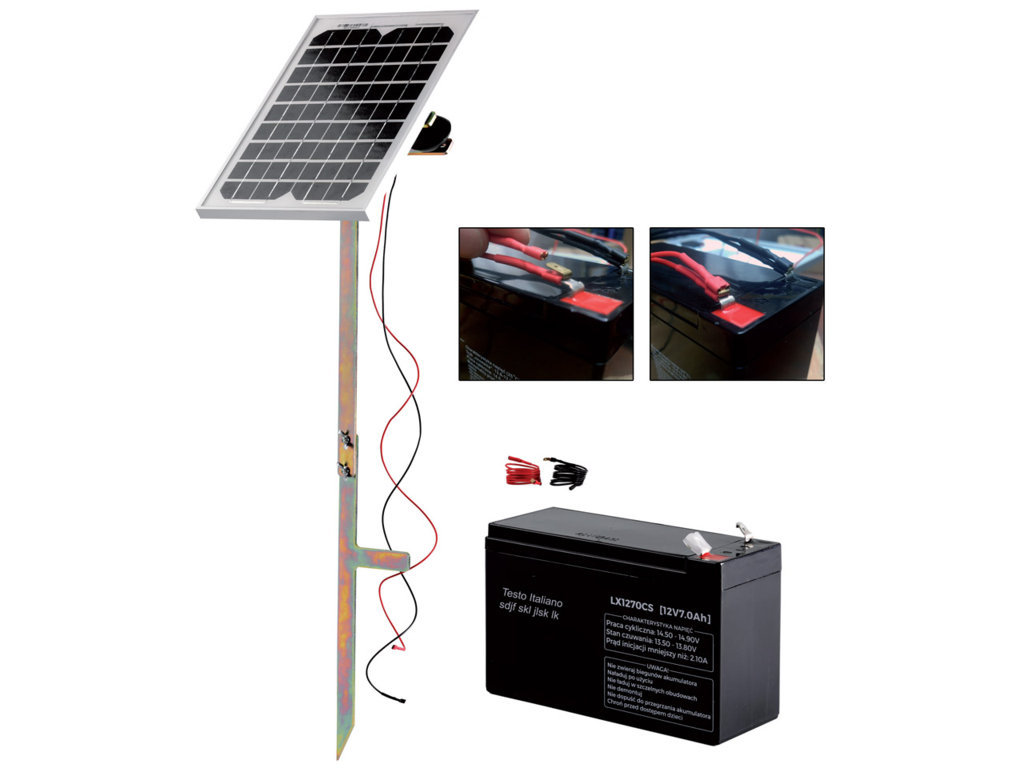 Panou Solar 12 V Pentru Gard Electric