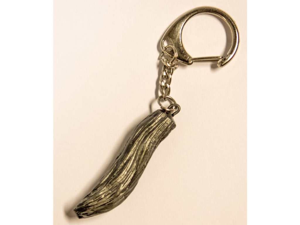 Antiqued Keychain With Horsetail