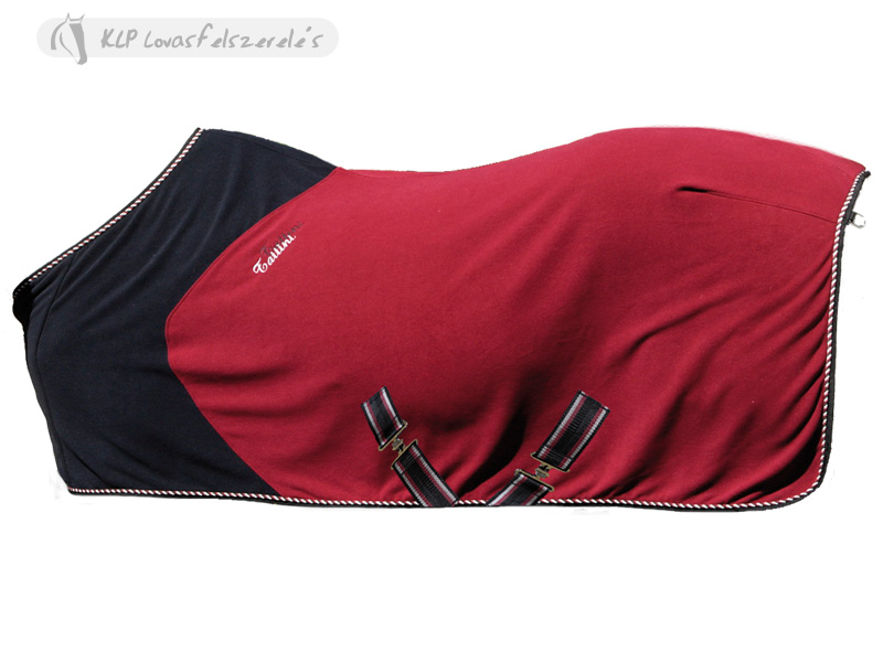 Tattini Two-Tone Fleece Blanket With Surcingles