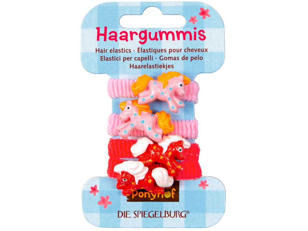 Scrunchy With Ponies (4 Pieces)
