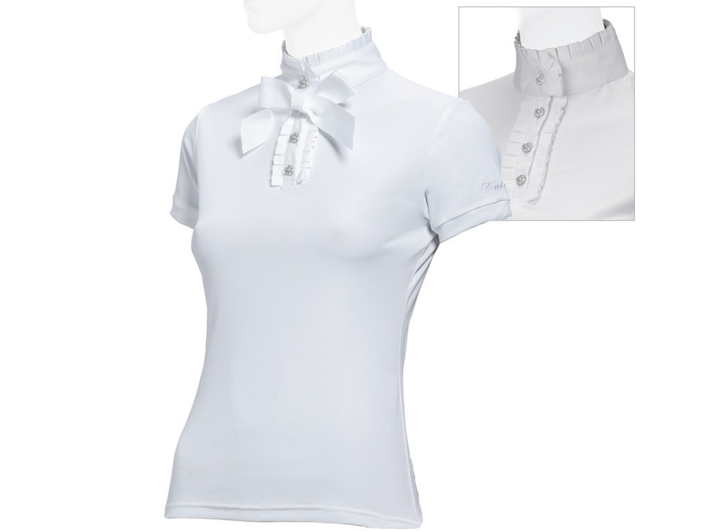 Tattini Ladies Show Shirt With Removable Bow