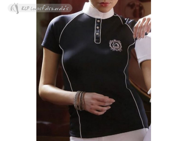 Tattini Ladies Stock Shirt Short Sleeved With Contrasting Jetted Pockets