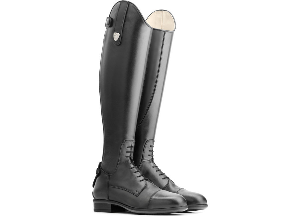 Tattini Boxer Close Contact Laced Long Riding Tall Boots - Tattini Ri…