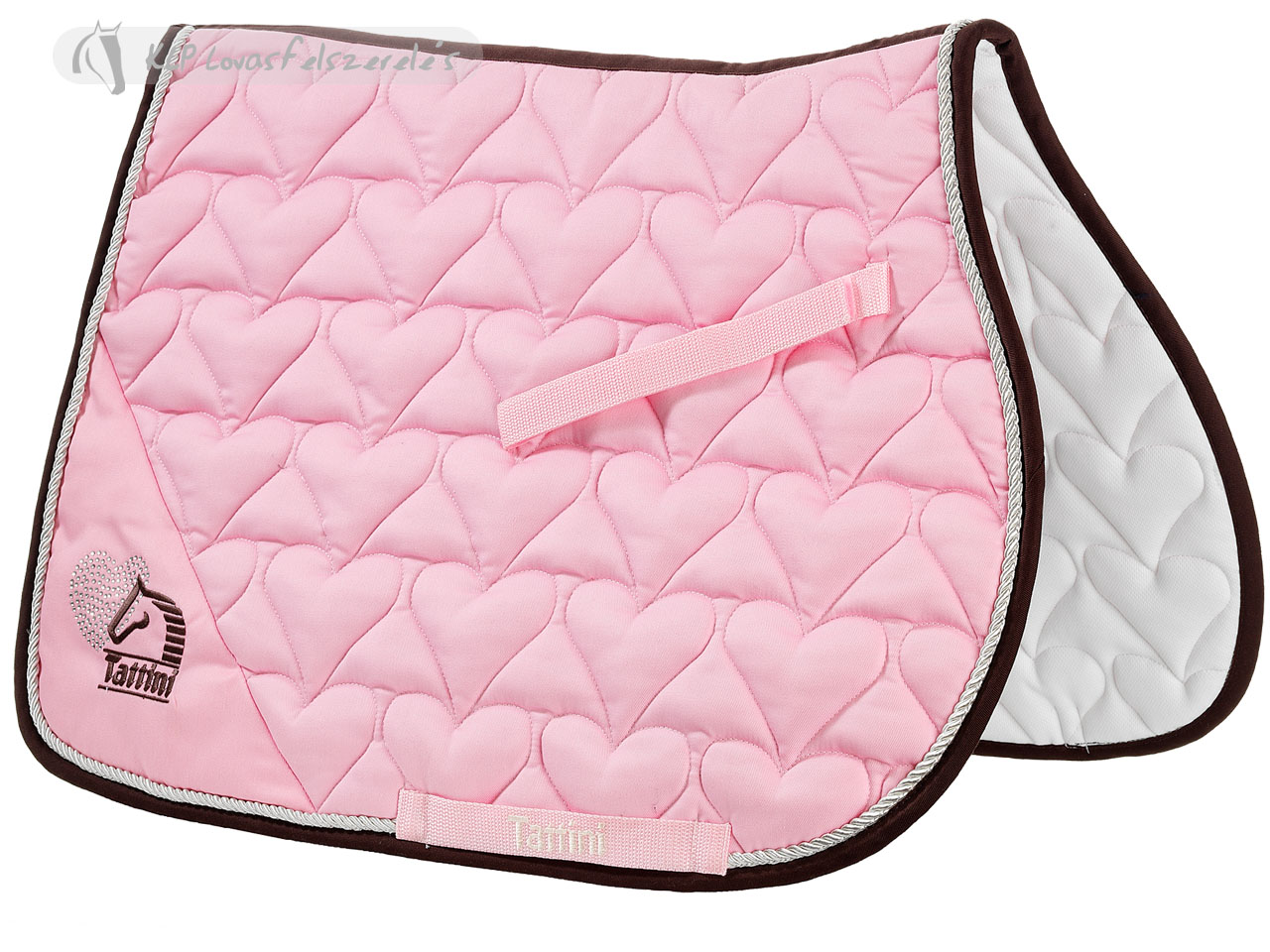 Tattini Saddle Pad Hearts Quilting